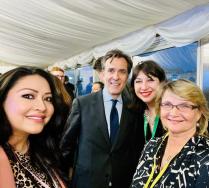 Dr Daisy with L’Oreal  UKI Country MD, Director General  CTPA, Dr Emma Meredith OBE at the House of Commons