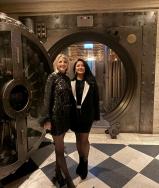 Dr Daisy at the L’Oreal end of year celebrations, outside the iconic vault of The Ned, London