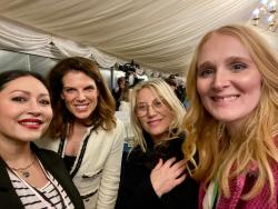 Dr Daisy at The L’Oreal-UNESCO Women in Science Awards with MP Caroline Noakes, Millie OBE, Victoria OBE