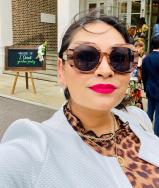 Dr Daisy at the L’Oreal Summer Garden party at the Hurlingham Club, London