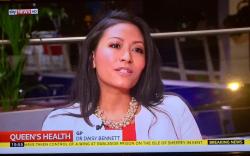 Dr Daisy on Sky News discussing the Queens's Health and longevity and aging well