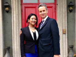 Dr Daisy with MPs on an official trip to China