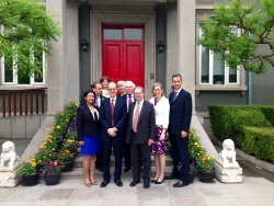 Dr Daisy with the British Ambassador